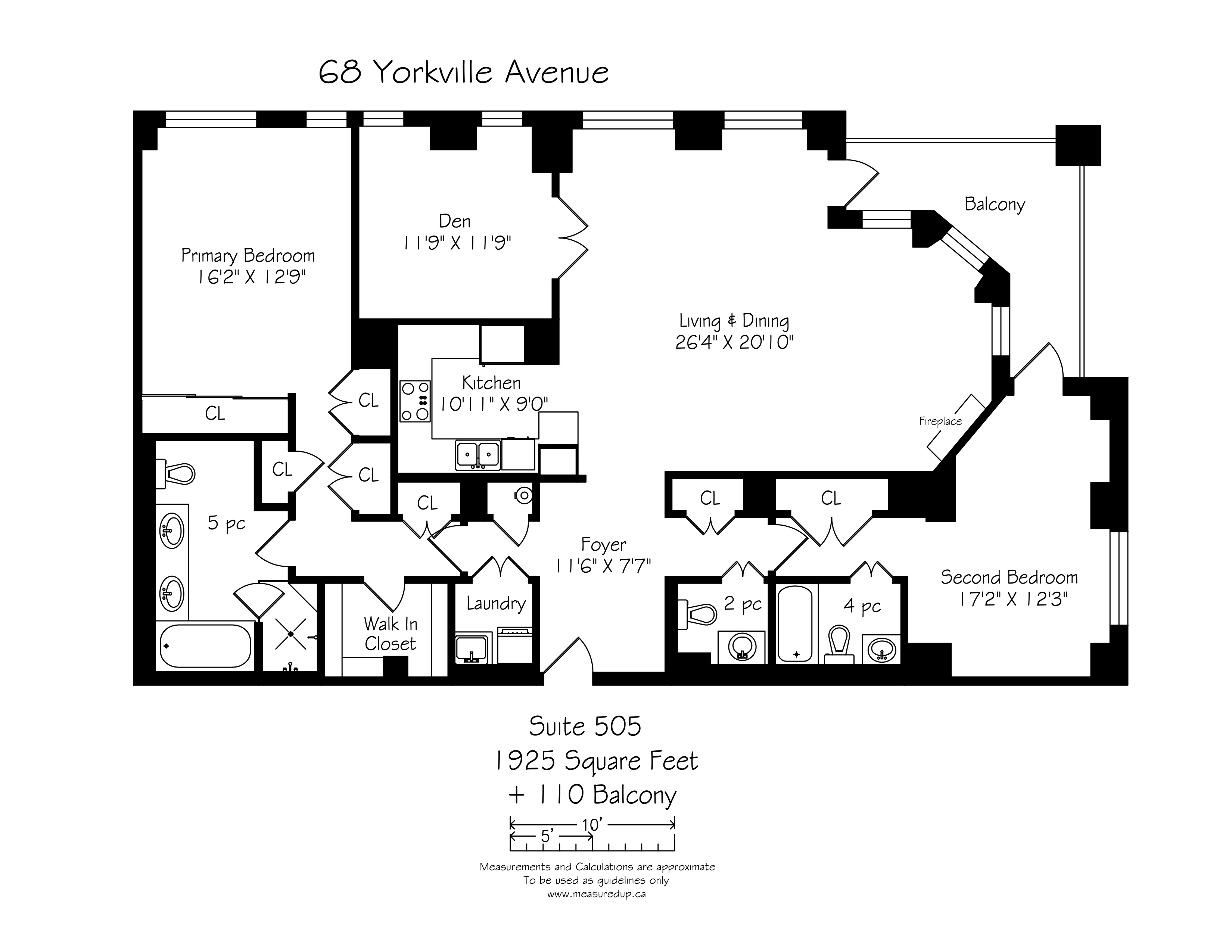 Floor plans at 68 Yorkville Ave